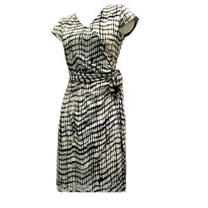 ANN TAYLOR true wrap dress S